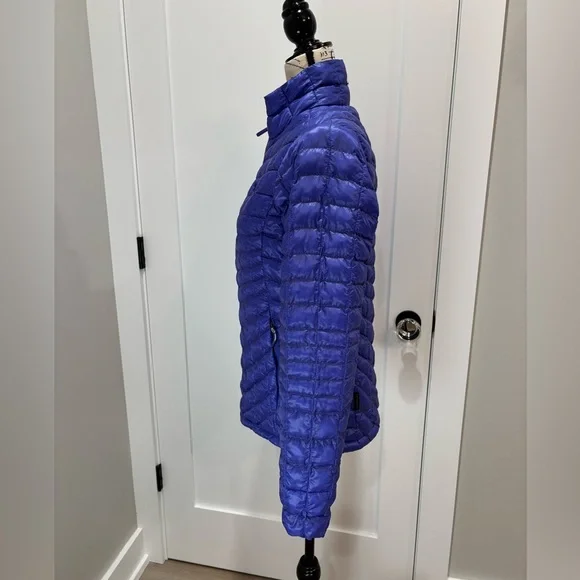 The North Face Women's Thermoball Purple Quilted Puffer Jacket - Picture 2 of 7